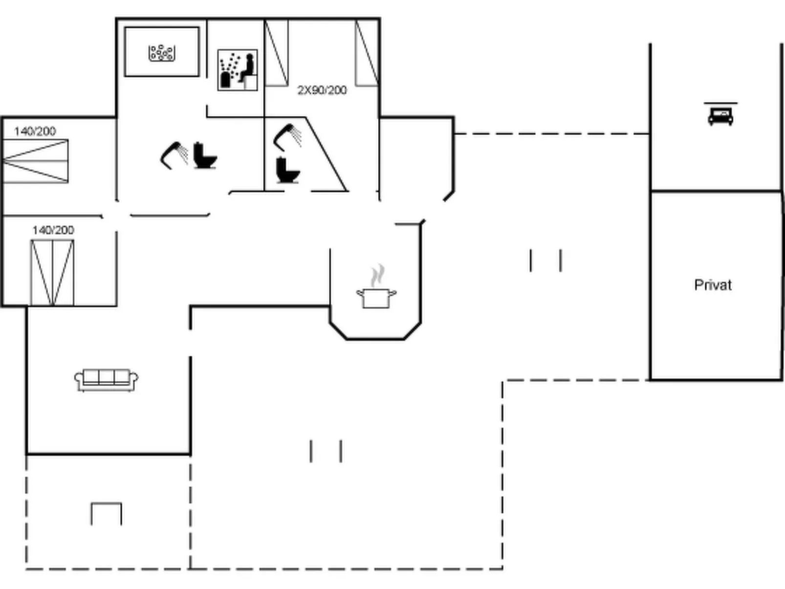 "Adser" - 275m from the sea