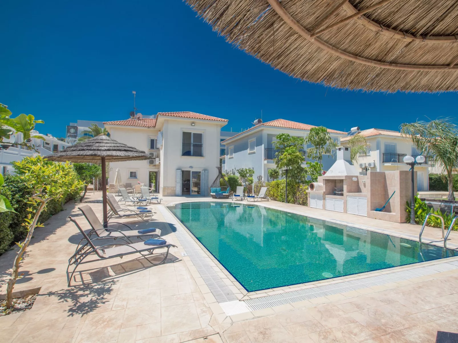 Protaras Villa mit Pool am Strand der Fig Tree Bay