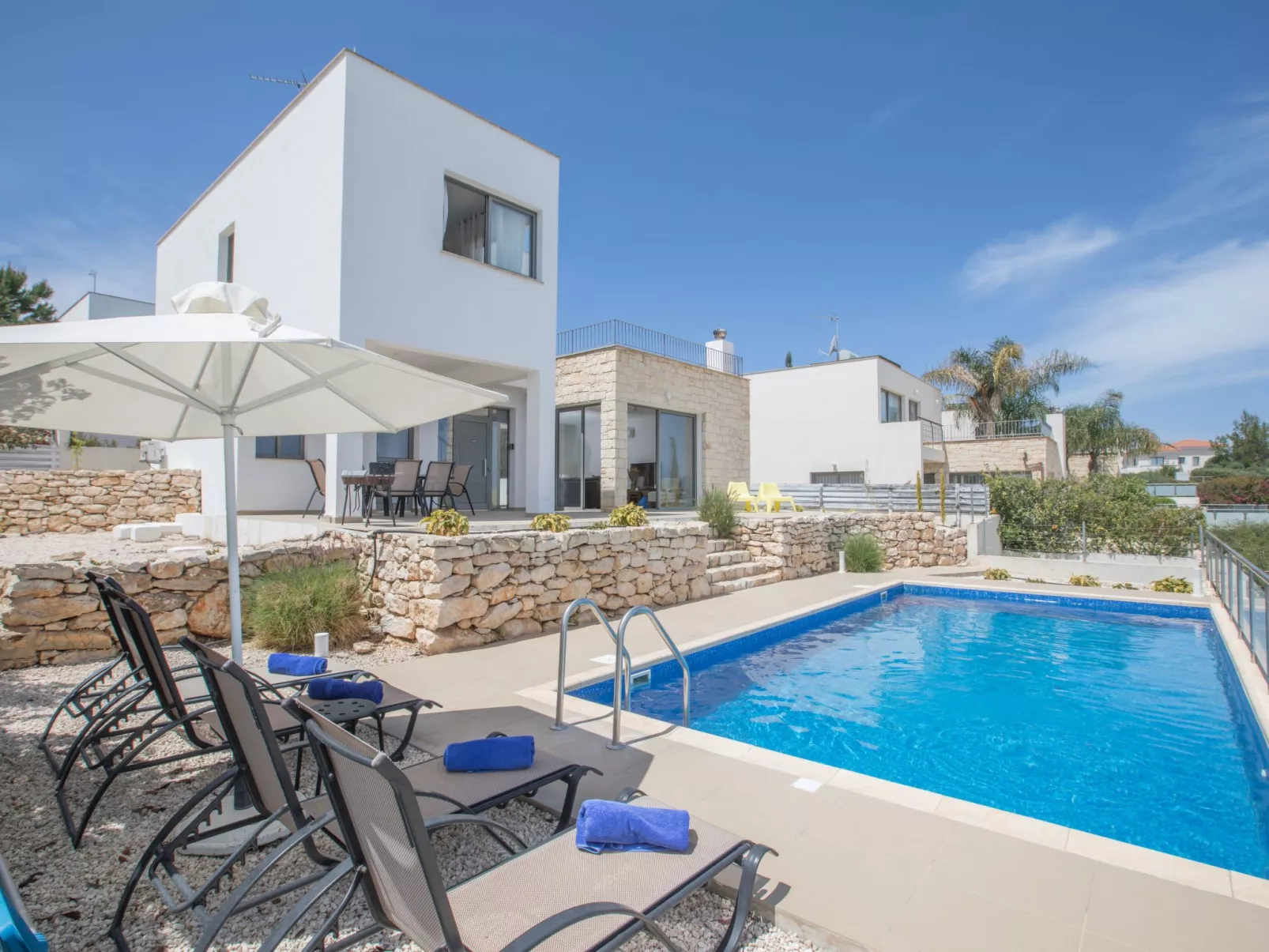 Villa mit Panoramablick auf das Meer von Latchi