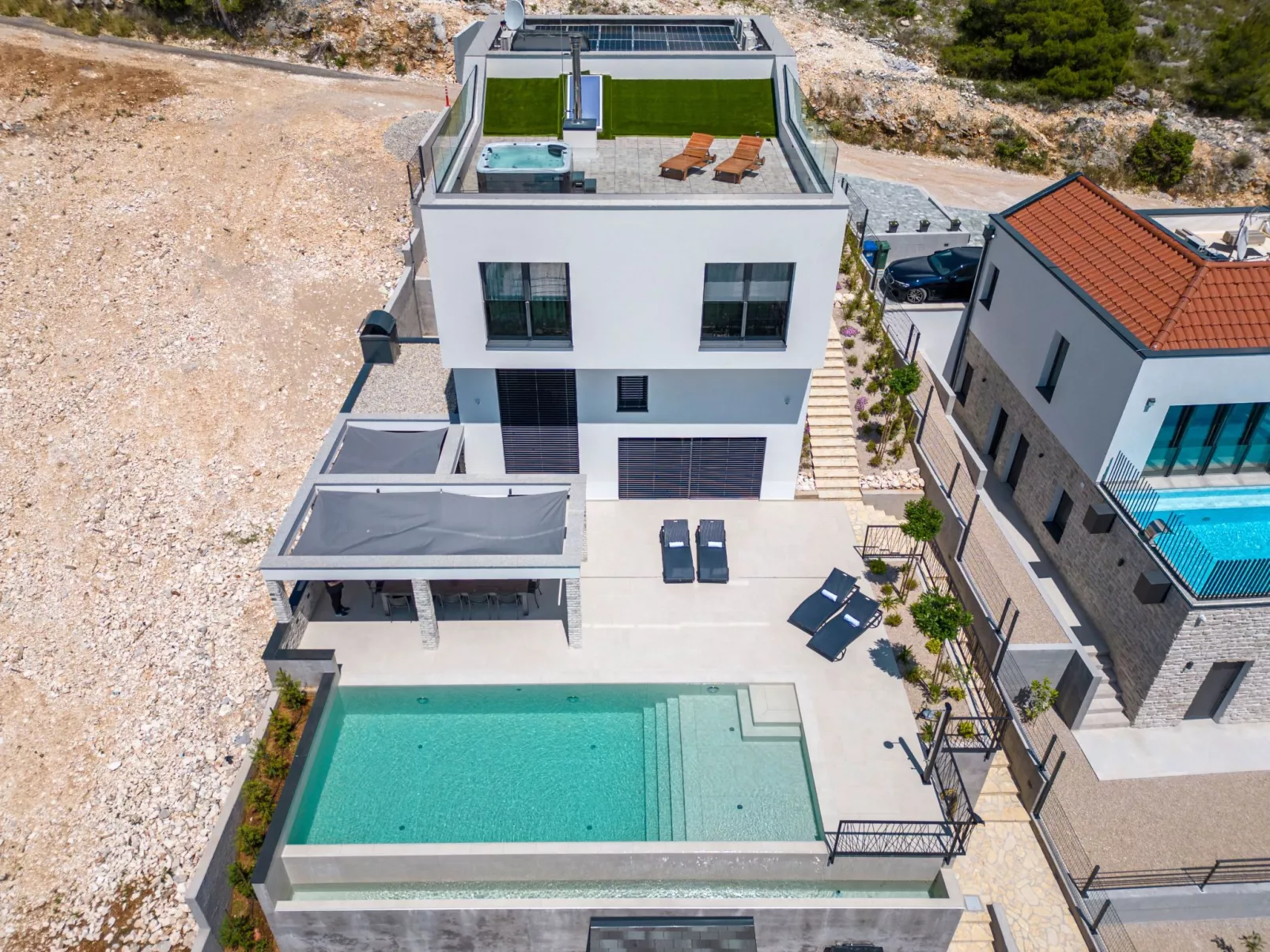 Ferienvilla "Villa Grc" mit Infinity Pool