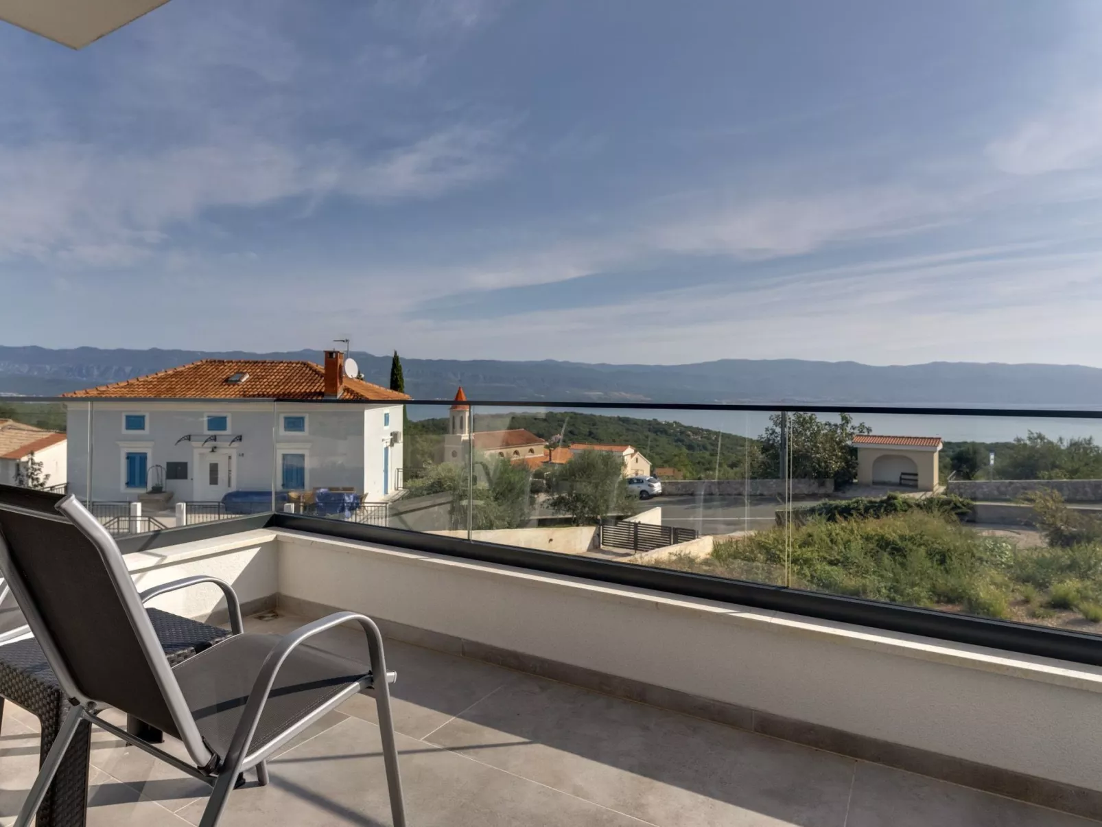 Villa "Rosemary" mit Pool und Panoramablick auf das Meer
