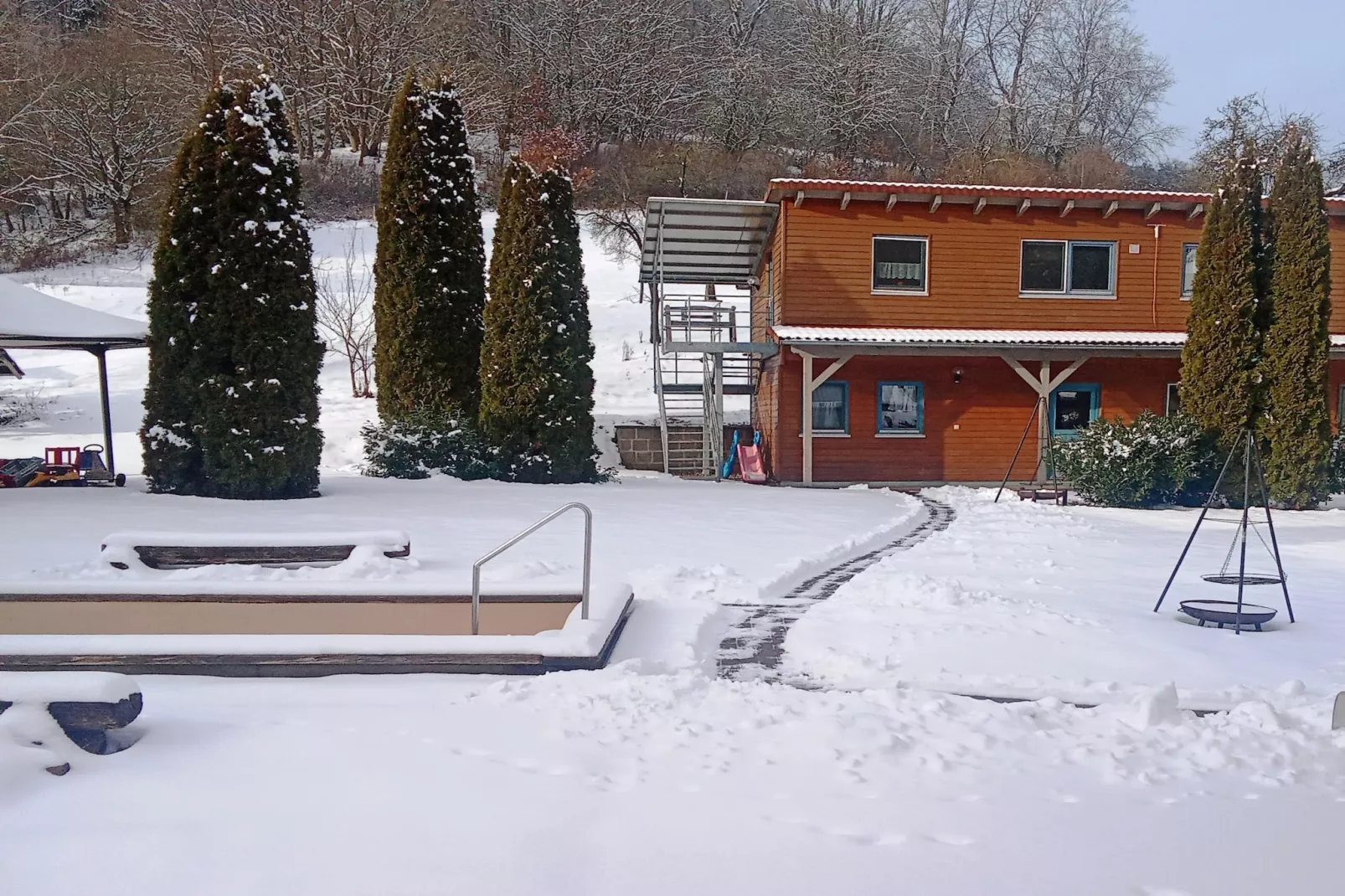 Am Ferienbauernhof - FW 1 und 5-Gebied winter 1km