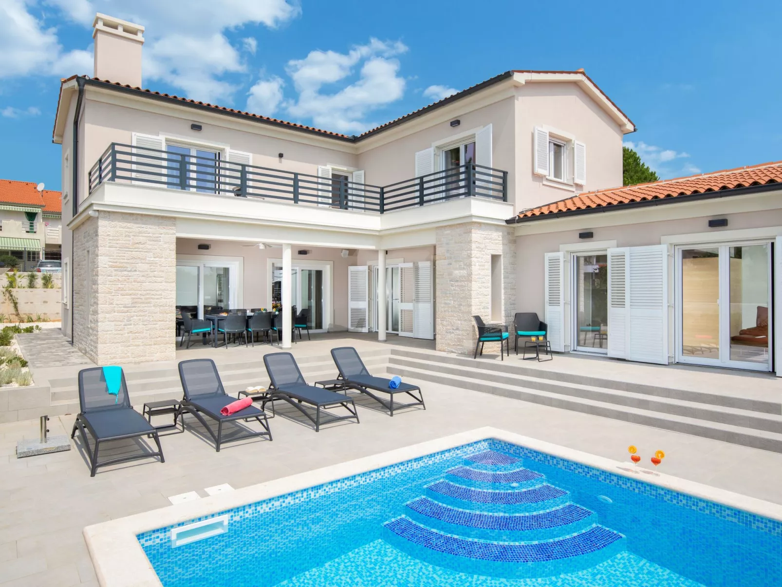 Villa in Premantura mit privatem beheizten Pool  und Sauna