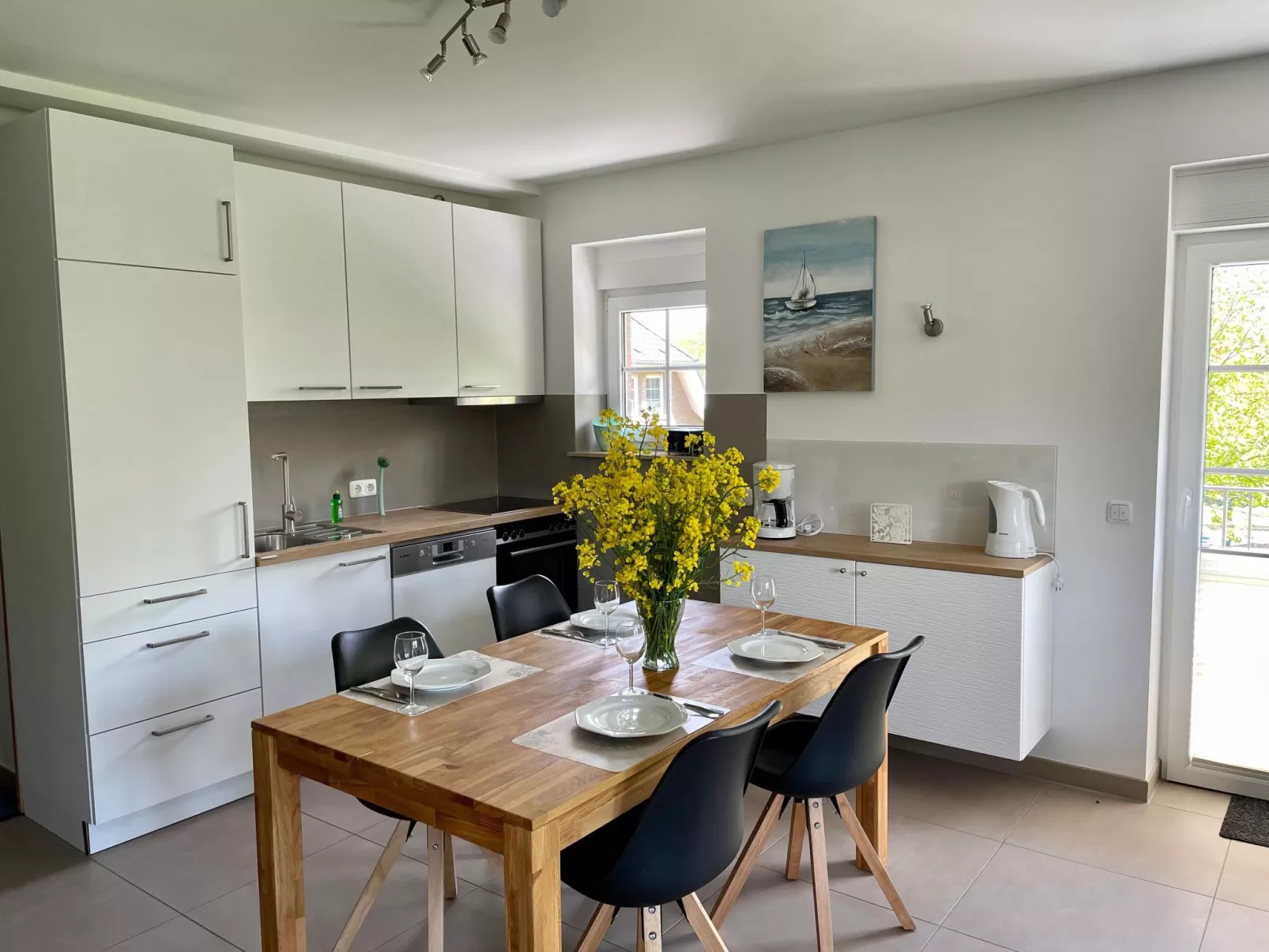 Appartement mit Balkon