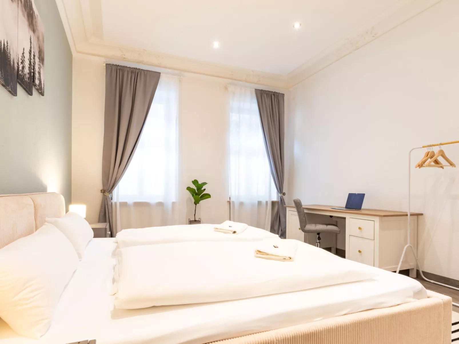 Familienfreundliche Stadt-Oase - 2 Schlafzimmer, 76qm, gratis Kaffee- und Teean