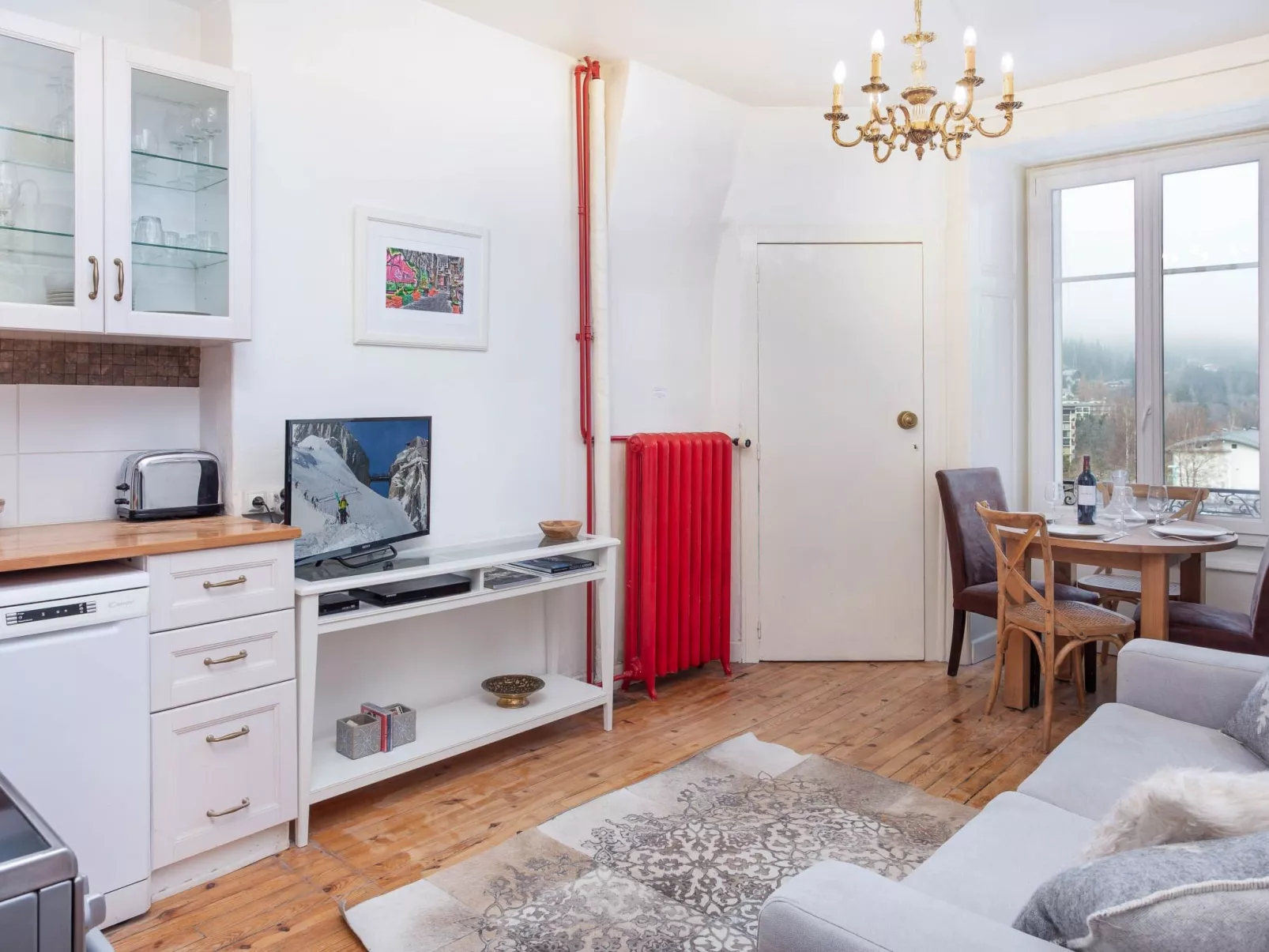 Wohnung in Chamonix Centre-Ville und Bergblick