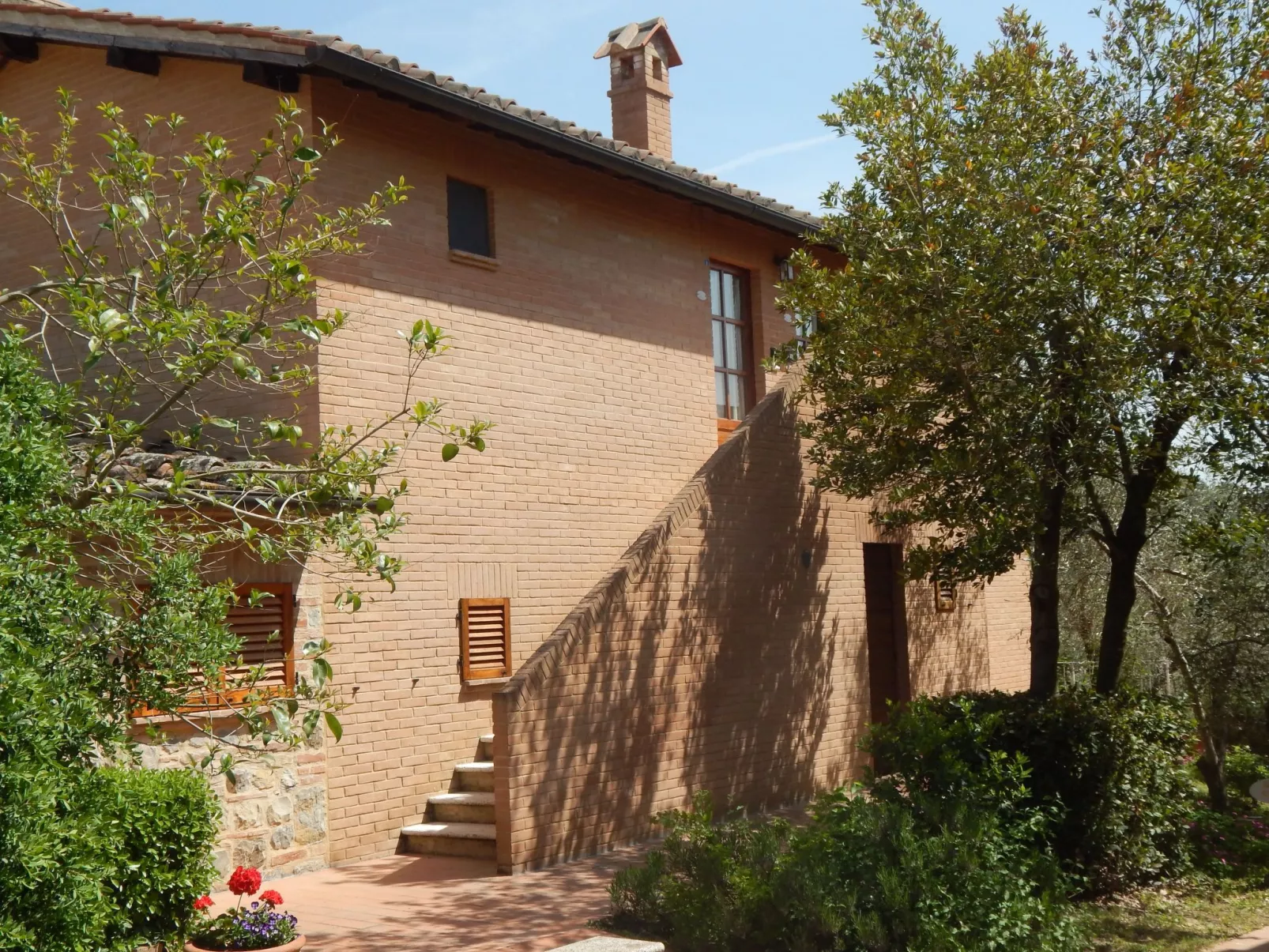 Studio im ersten Stock eines Landhauses