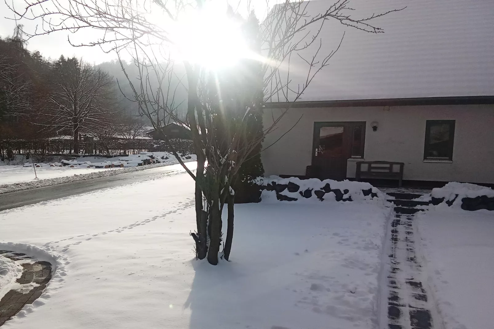 Am Ferienbauernhof - FW 1 und 5-Gebied winter 1km