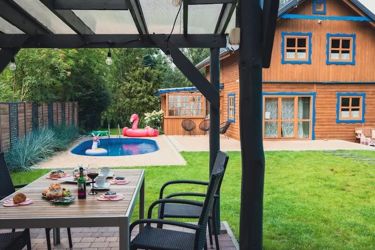 Dom wakacyjny w Perlinie-Tuinen zomer