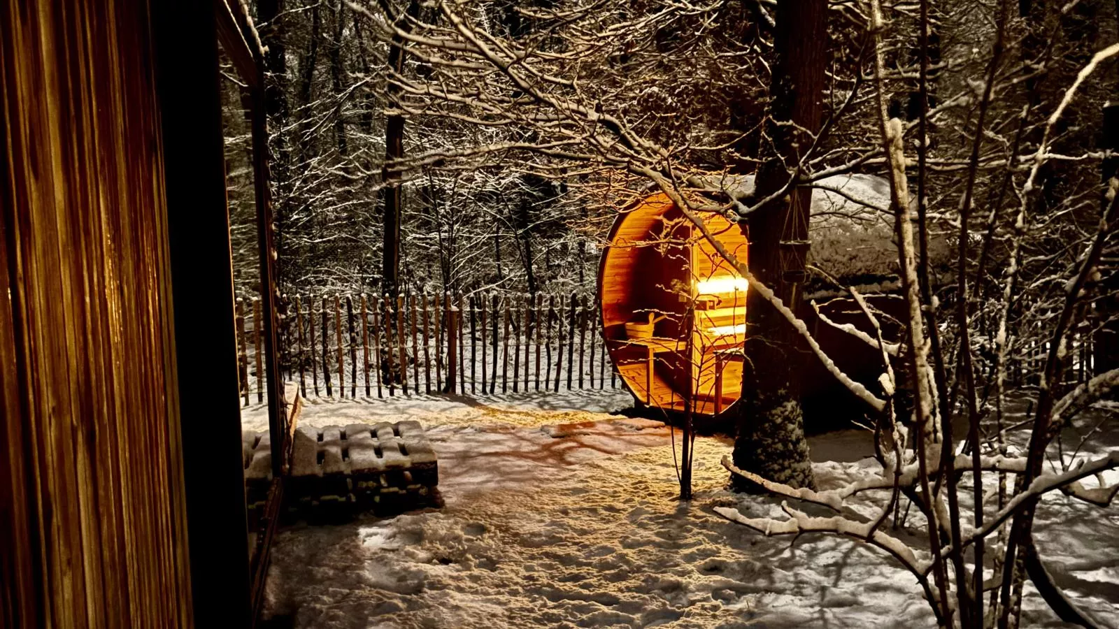 Cabin 22-Tuin winter