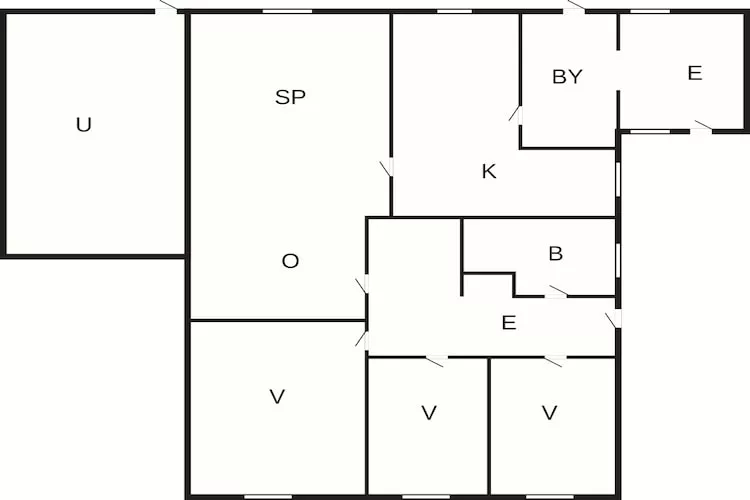 6 Personen vakantie huis in Lemvig-Plattegrond