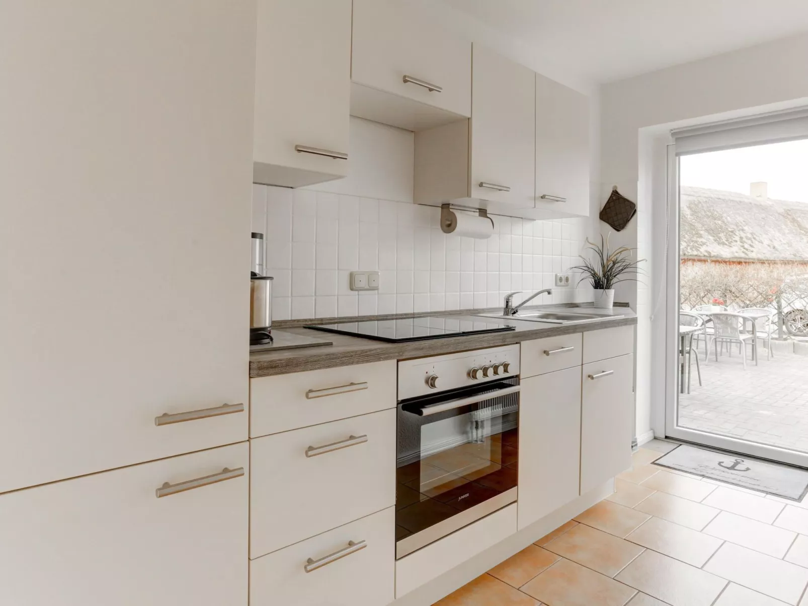 Wohnung für vier Personen im Erdgeschoss