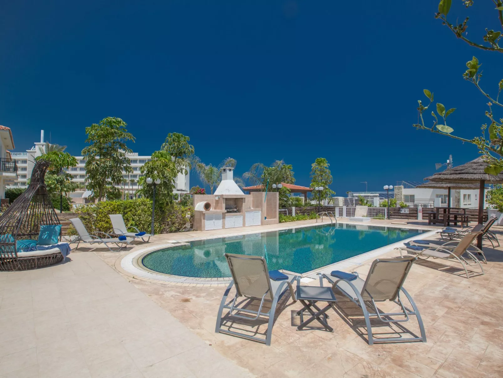 Protaras Villa mit Pool am Strand der Fig Tree Bay