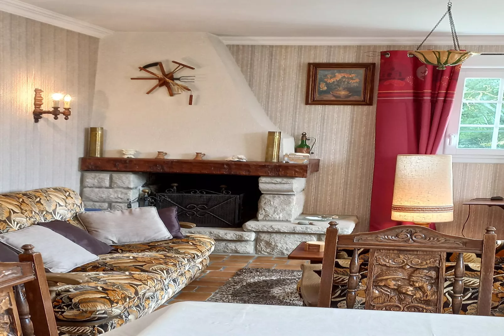 Maison de vacances Henansal-Woonkamer