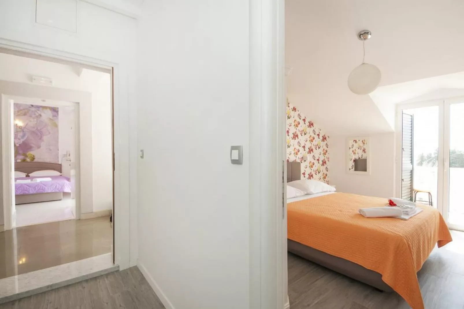 Apartments Villa Angela - Studio Apartment with Balcony and Sea View (Dajana) - Slaapkamer