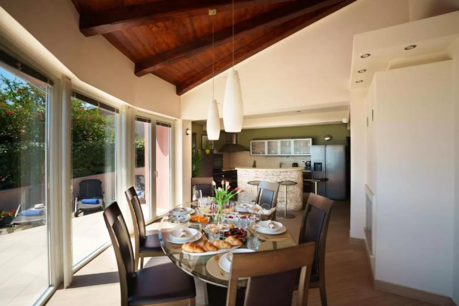 Villa Marid Opatija - Three bedroom Apartment-Eetkamer