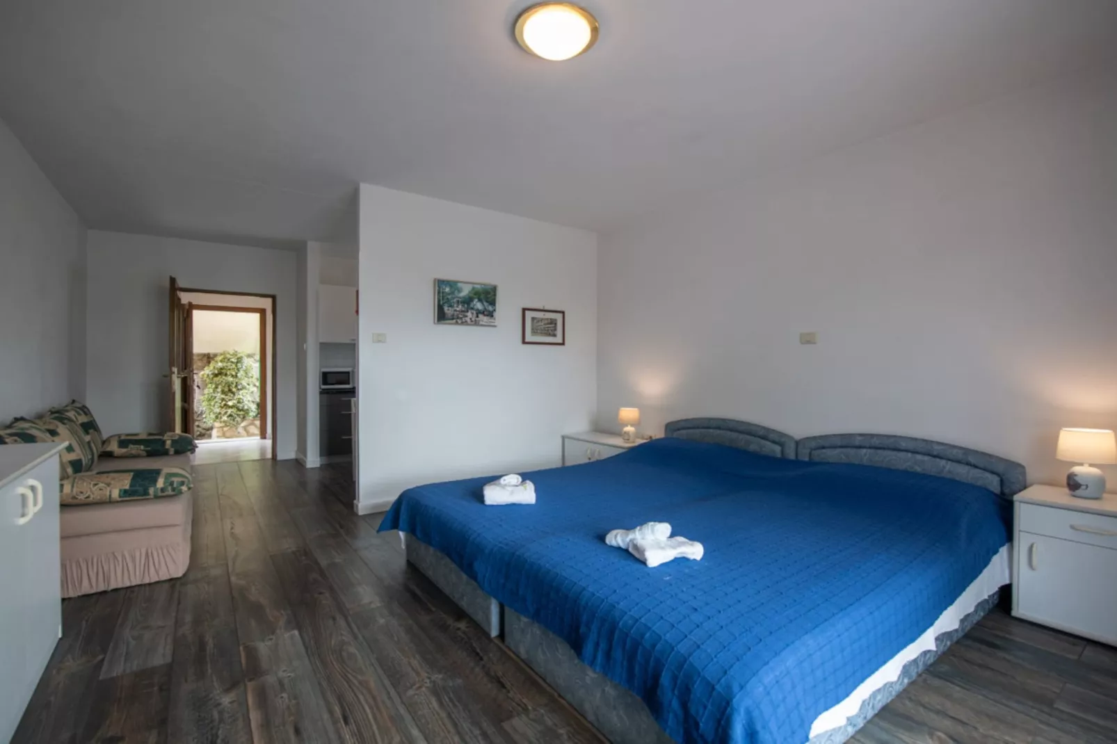 Apartments Mirjana IKA - Studio Apartment With Balcony  (A1) - Slaapkamer