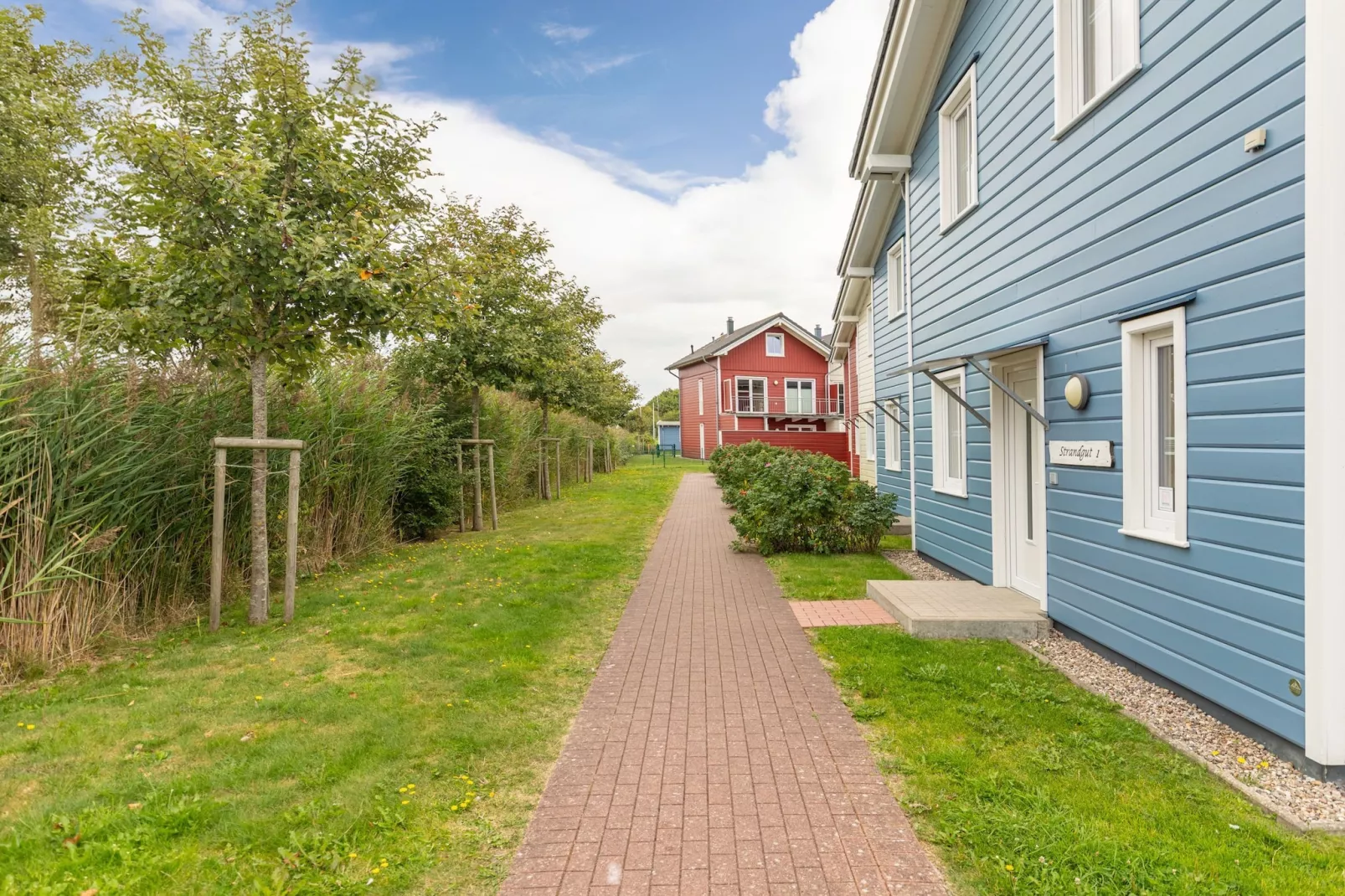 Reihenhaus in Dagebüll - Strandgut een-Buitenkant zomer
