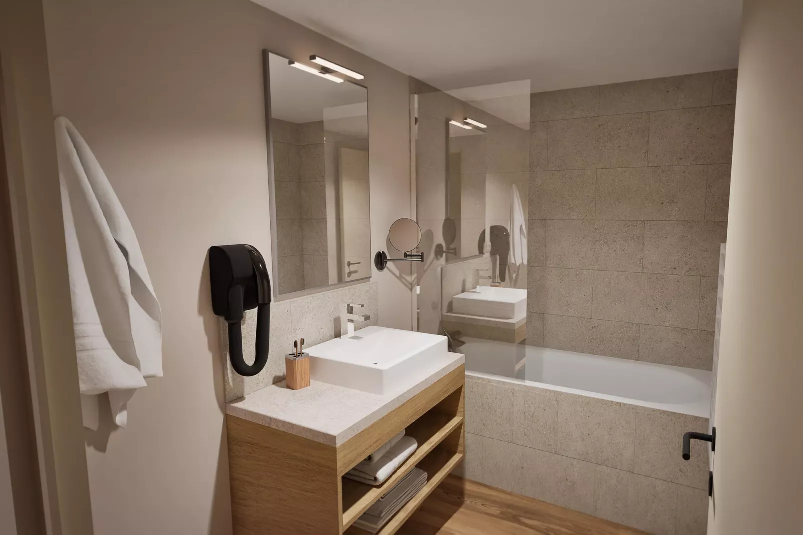 La Rosière - 2-bedroom apartment for 6 people-Badkamer