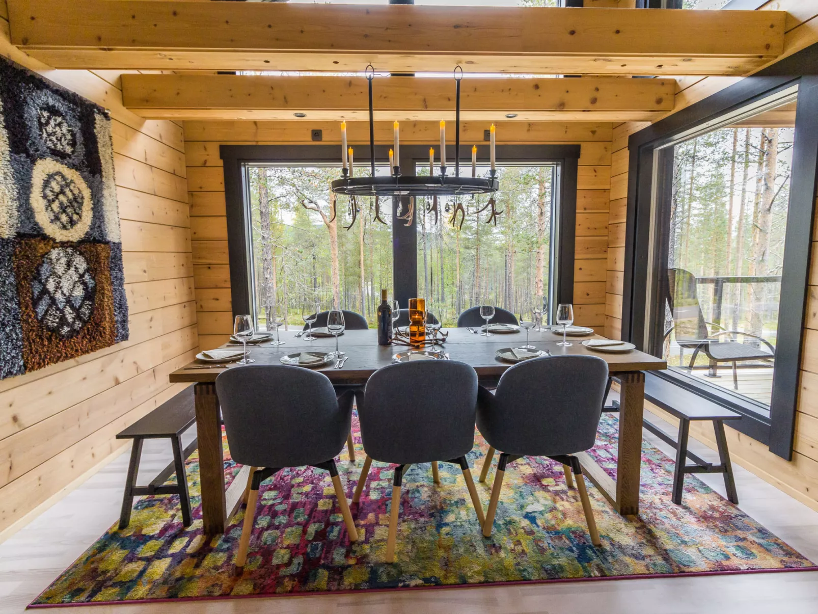 Villa valoisa - Binnen