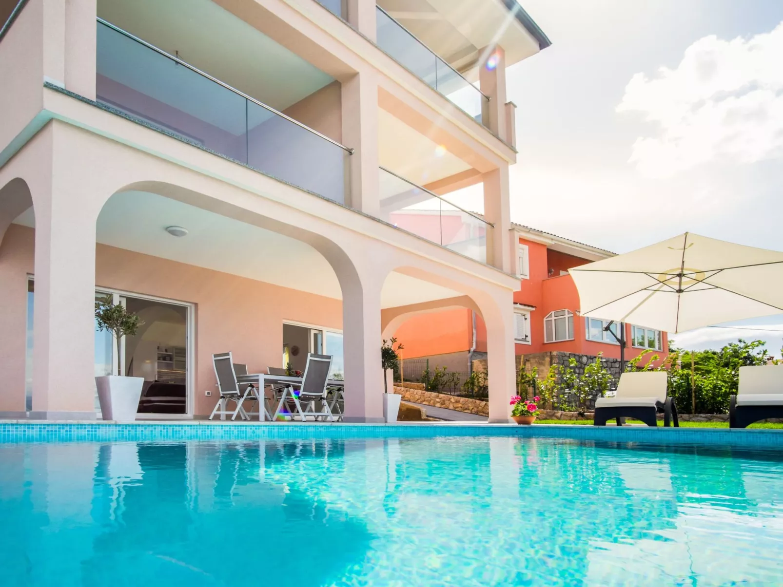 Luxuriöses Appartement Grohot mit privatem Infinity-Pool - Image-tags.info