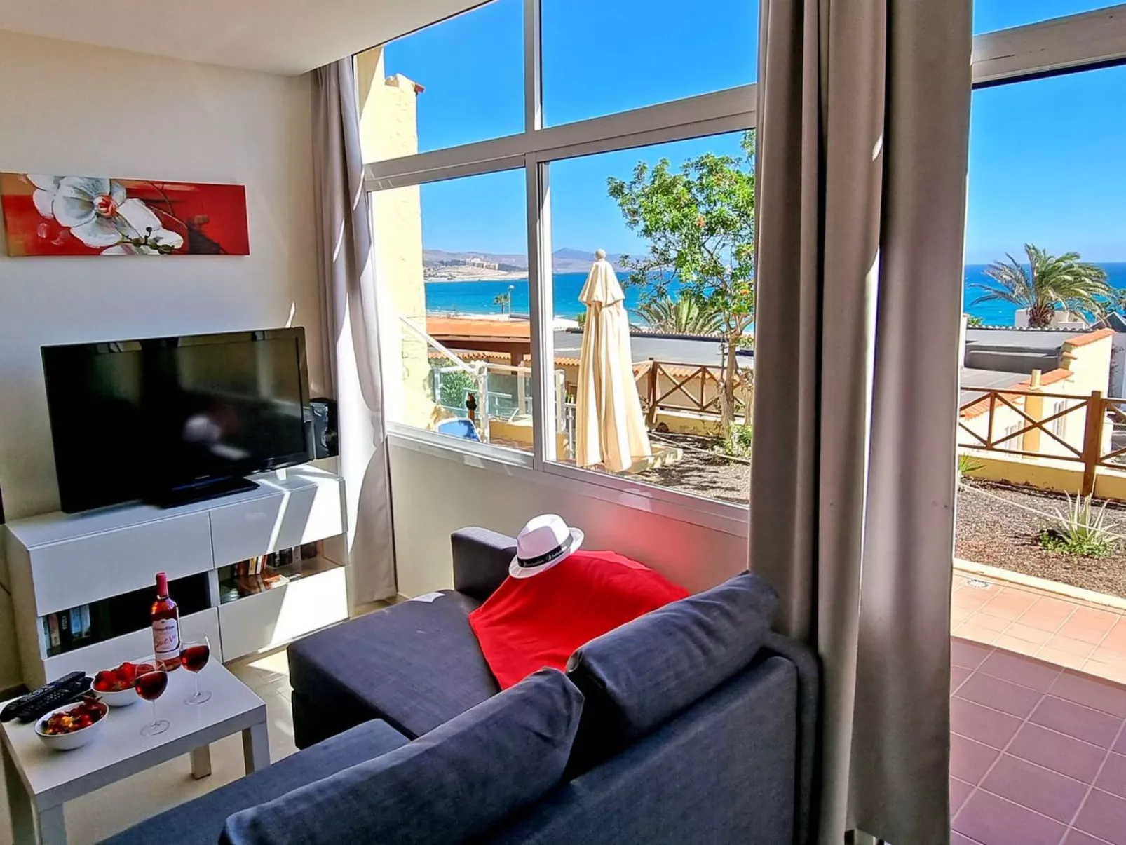 Charmantes Appartement in Costa Calma mit Terrasse und gemeinsamem Pool - Image-tags.info