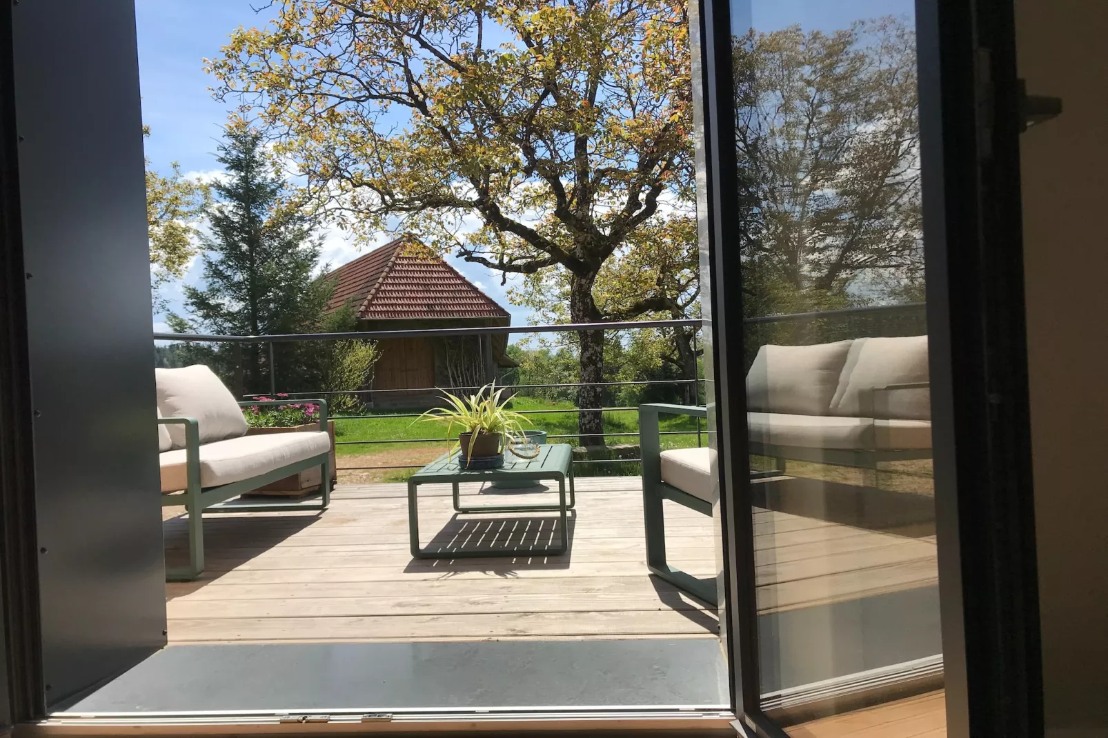 The Grange - Uitzicht zomer