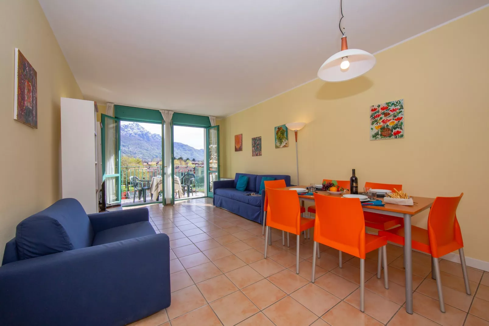 RESIDENCE PORTO LETIZIA - PALACE-1ROOM APT 4 PAX MOUNTAIN VIEW PLUS 8203 - P1MP4 - Woonkamer