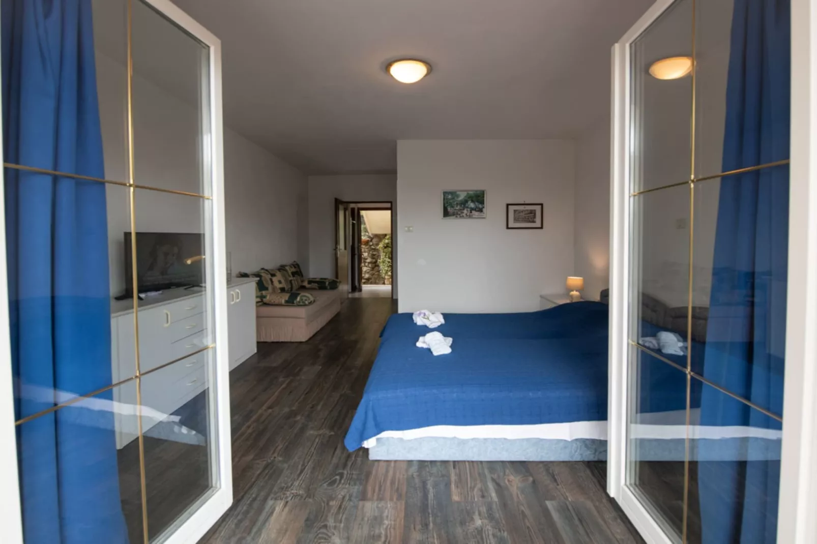 Apartments Mirjana IKA - Studio Apartment With Balcony  (A1) - Slaapkamer