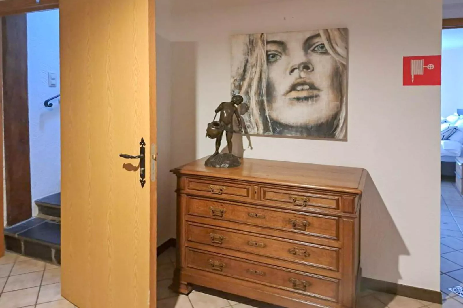 Au Coeur d'Alle Single Room-Overloop