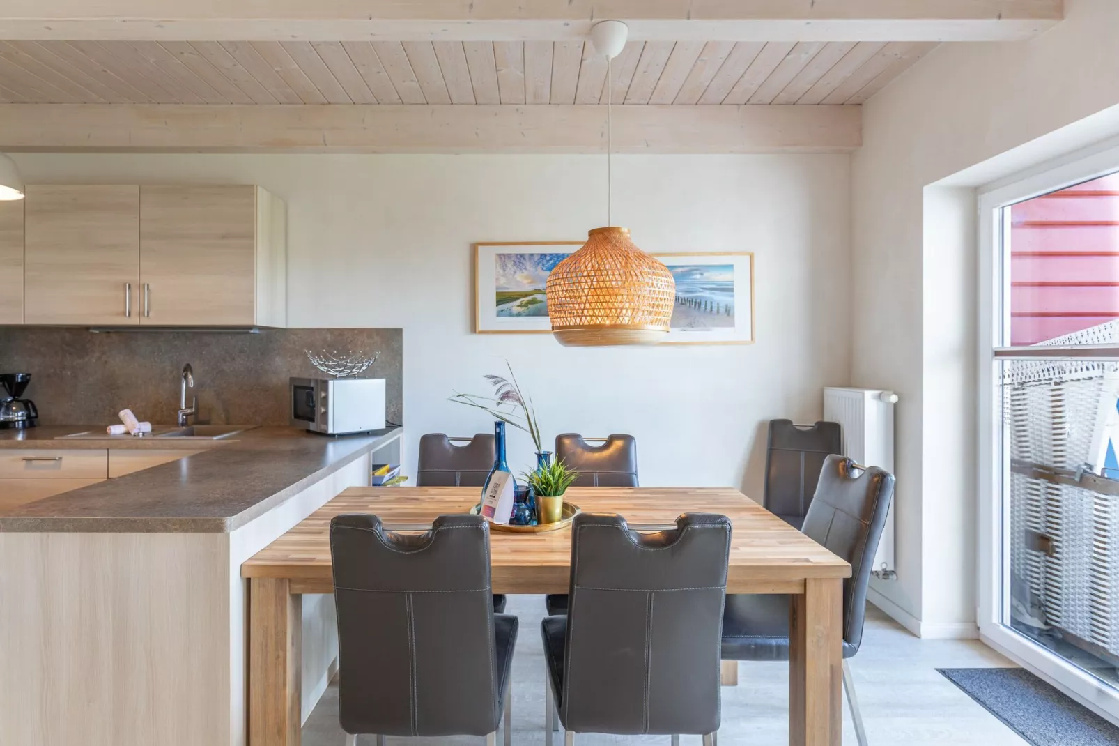 Reihenhaus in Dagebüll - Schimmelreiter-Eetkamer