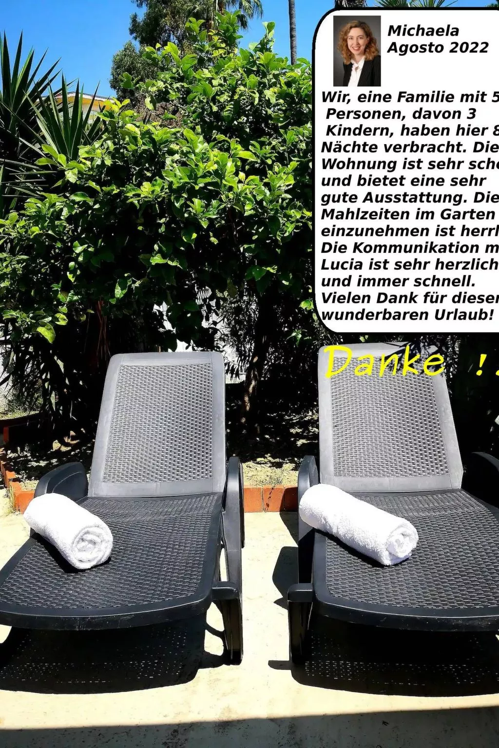 Wohnung mit Garten, wenige Minuten vom Meer entfernt - Image-tags.info