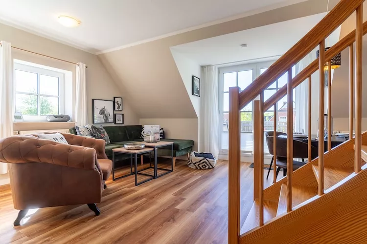 FeWo Möwe - Woonkamer