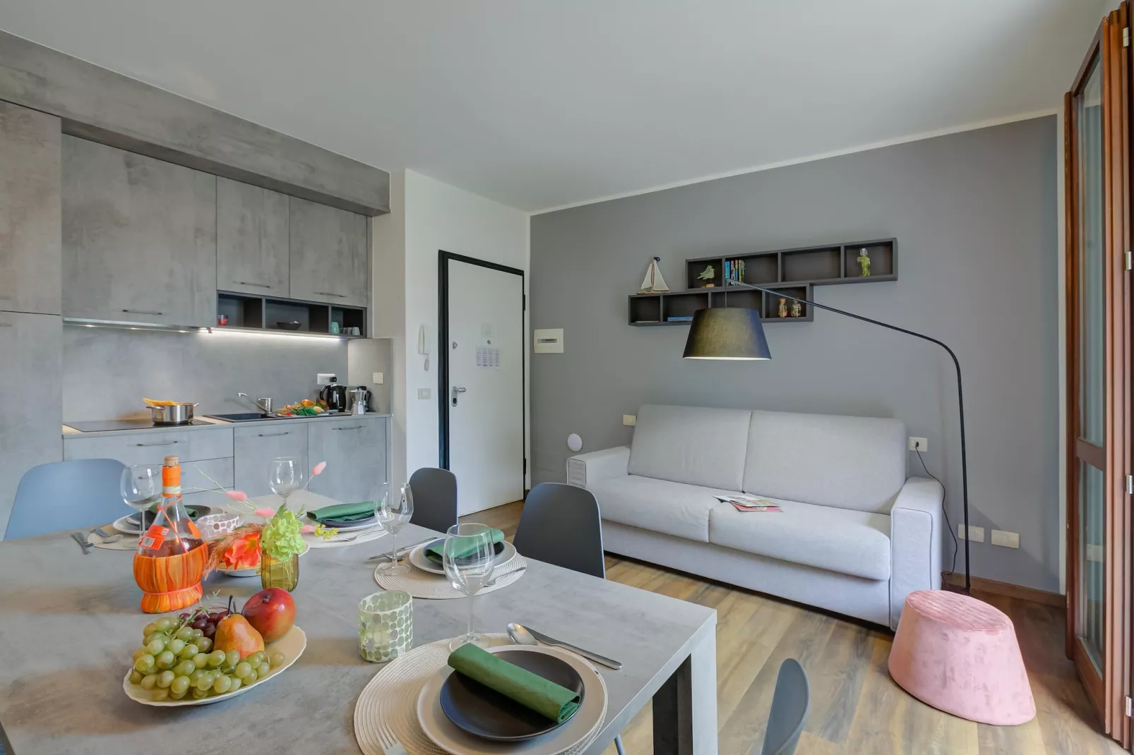 RESIDENCE PORTO LETIZIA - VILLAGE-TRILOCALE 6 PAX DELUXE 8229 - VGB6D - Woonkamer