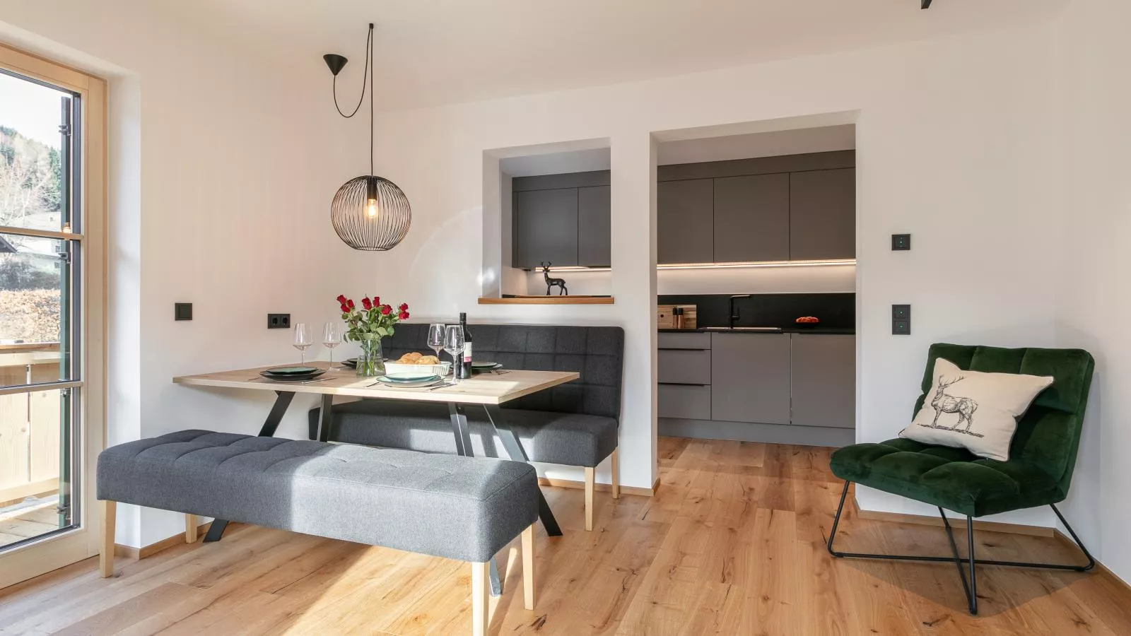 Haus Tauernblick Top 3-Eetkamer