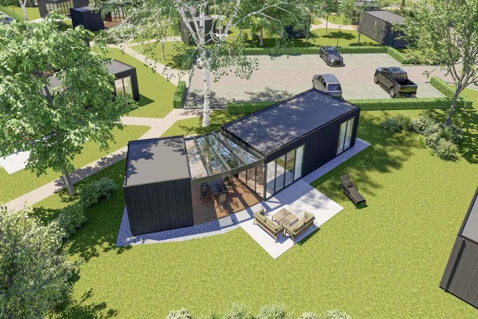 De Steppe 12 pax - 1-Buitenkant zomer