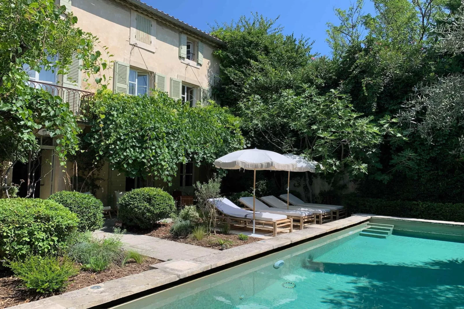 Mas Maillane demeure du XVIIIe entièrement rénové-Zwembad