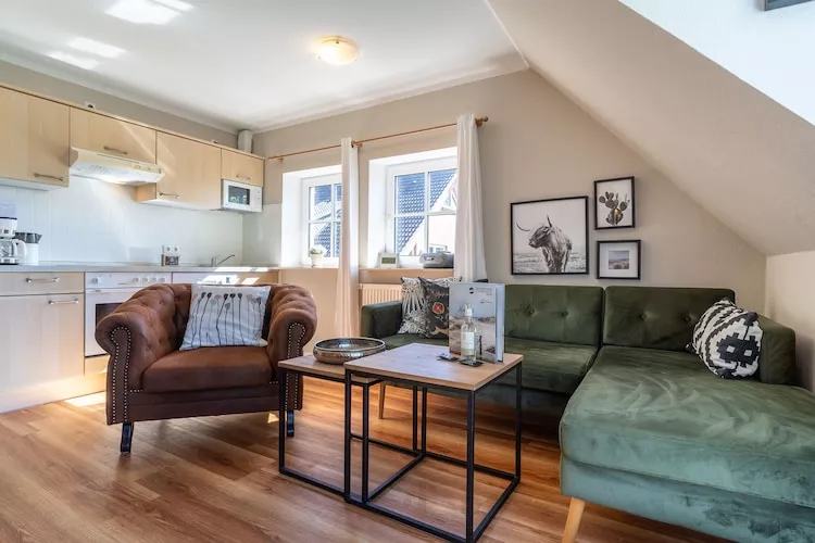 FeWo Möwe - Woonkamer