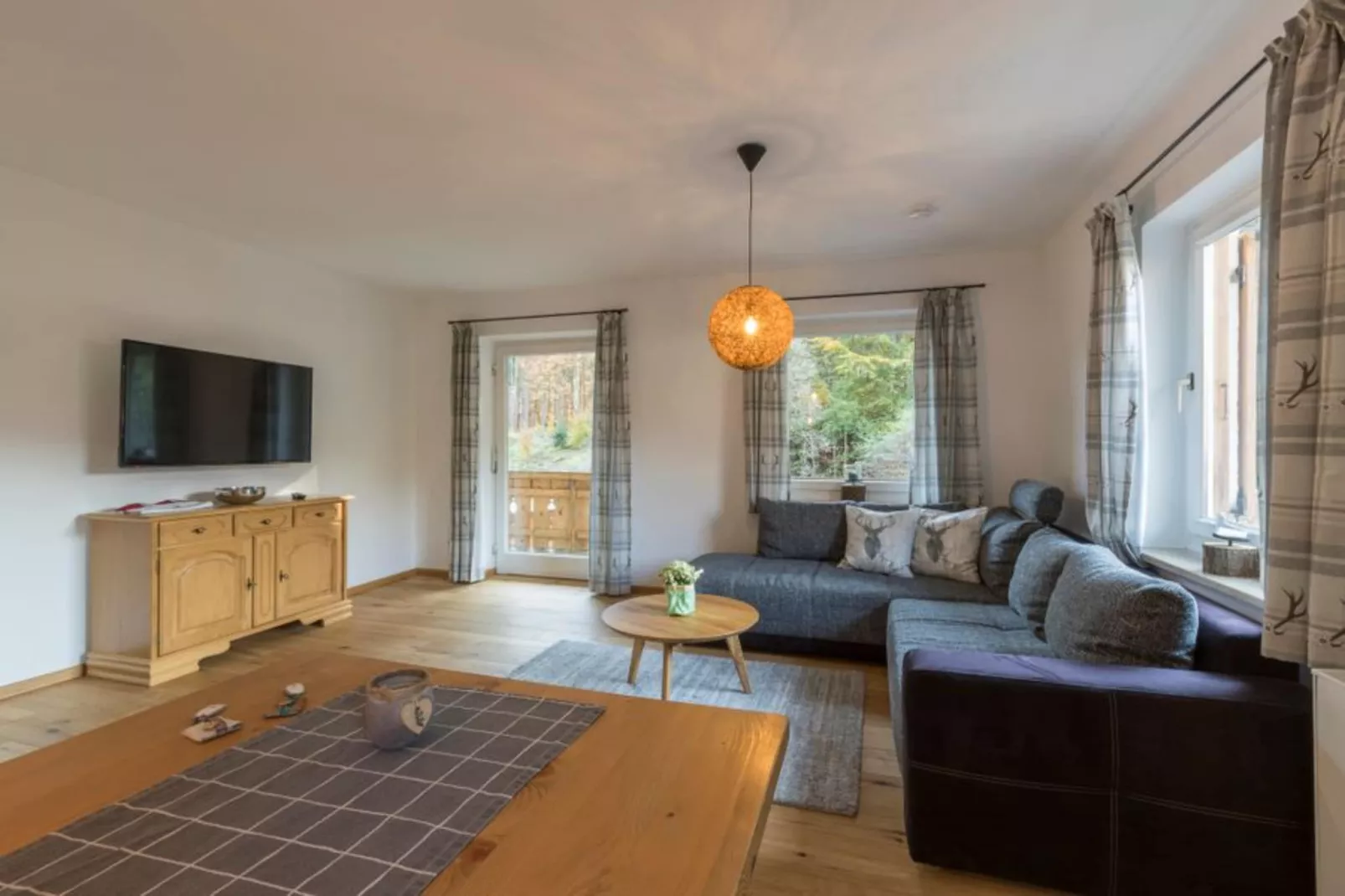 Ferienhaus Badersee - alle Einheiten zusammen - Woonkamer