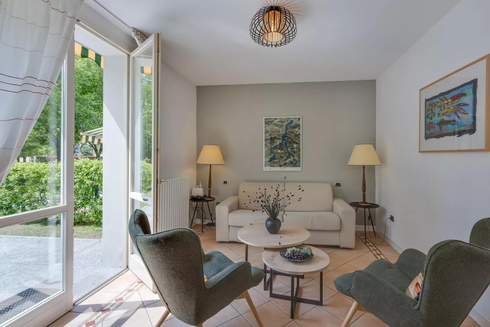 RESIDENCE PORTO LETIZIA - VILLAS-2BEDROOMS APT 6 PAX DELUXE 8218 - V2DL6 - Woonkamer