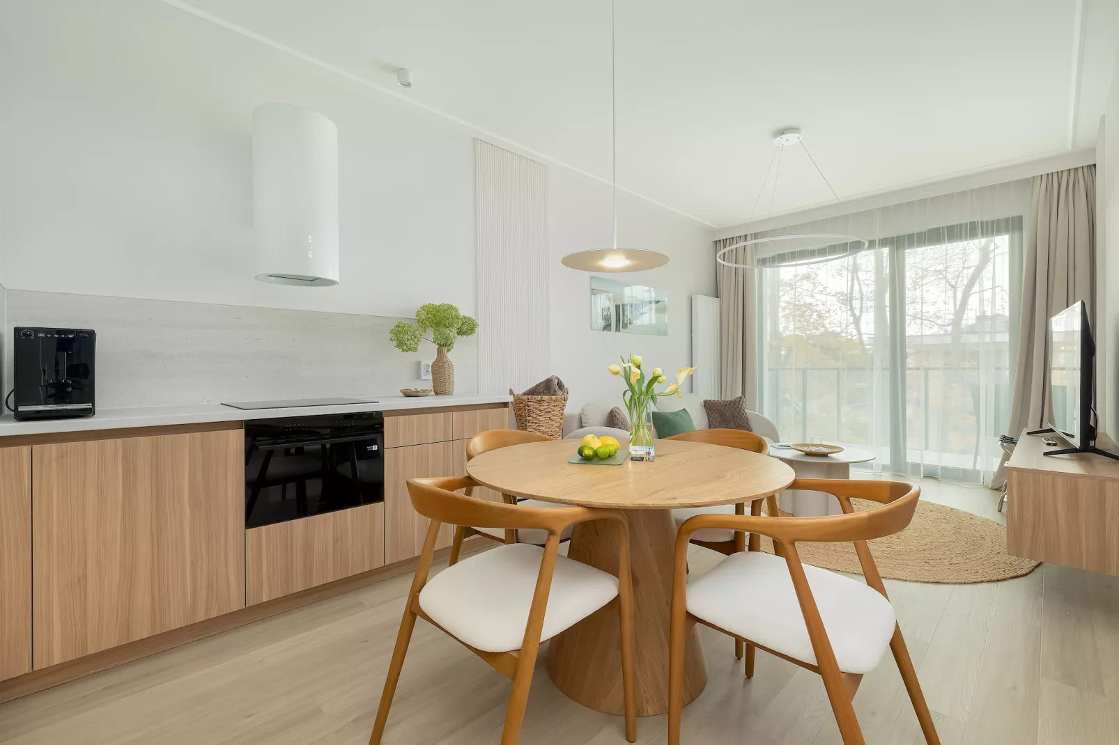 Apartament Szczecińska 3/B210 Niechorze-Eetkamer