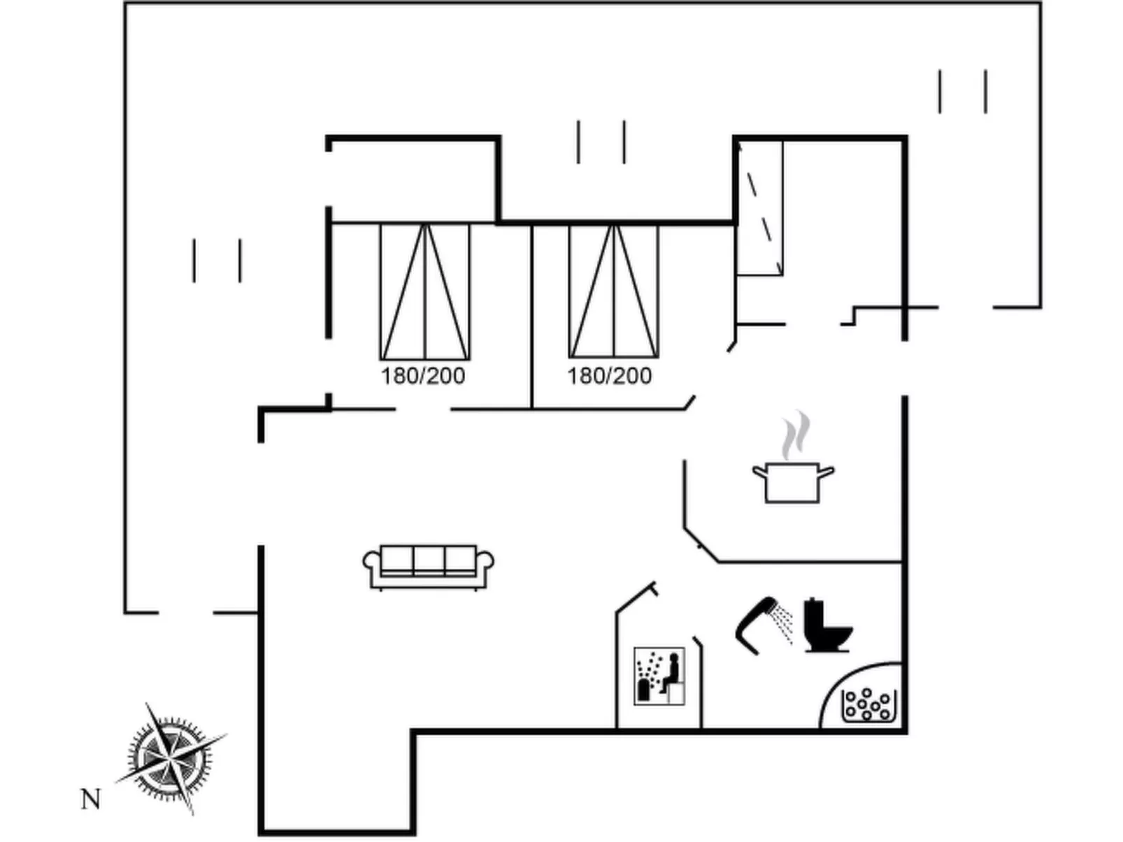 "Naia" - 200m from the sea-Binnen