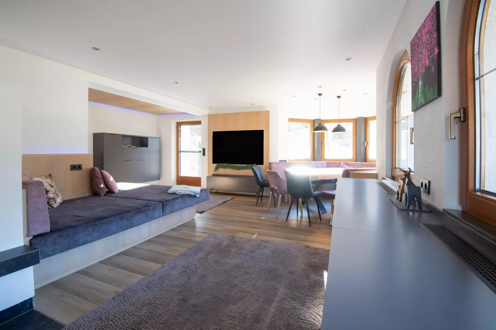 Exklusive Ferienwohnung mit Whirlpool-Eetkamer