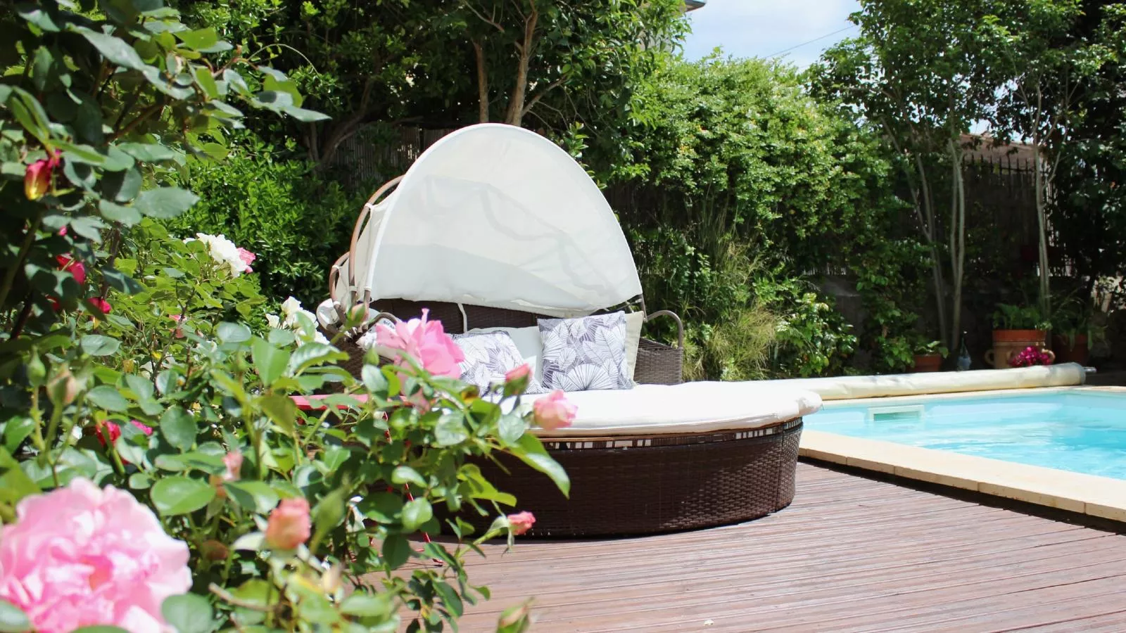 La maison des Vendangeurs 6-Zwembad