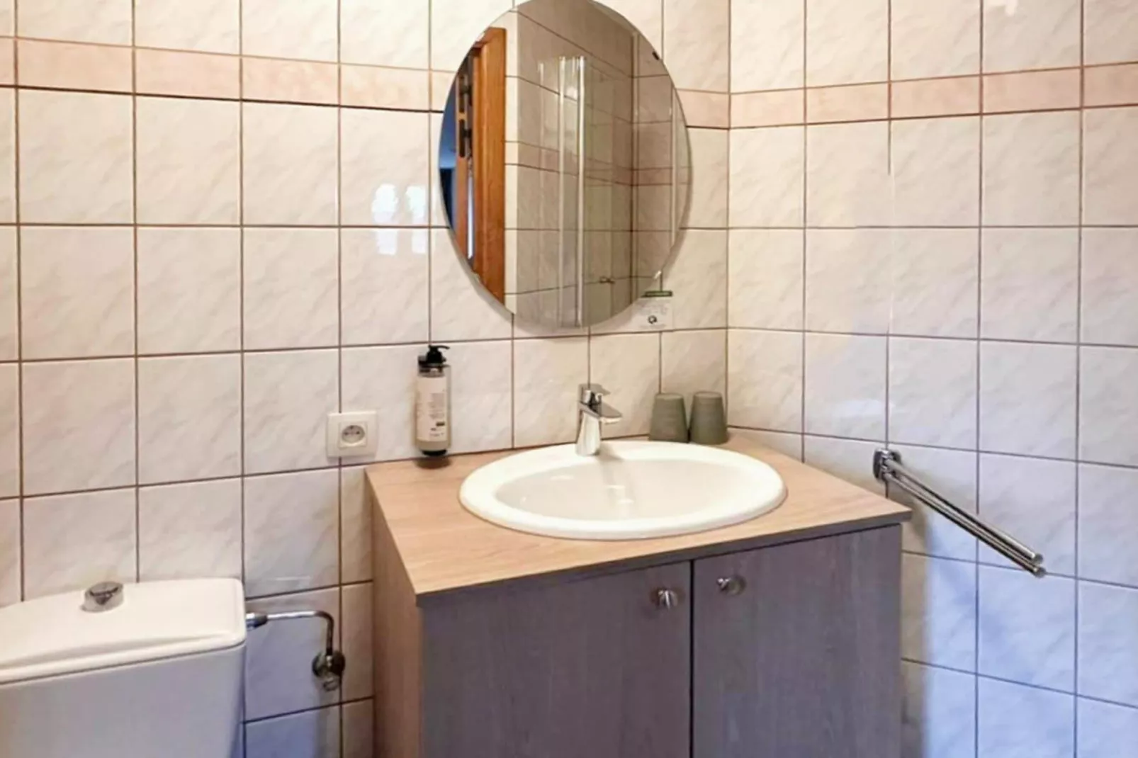 Au Coeur d'Alle Single Room-Badkamer