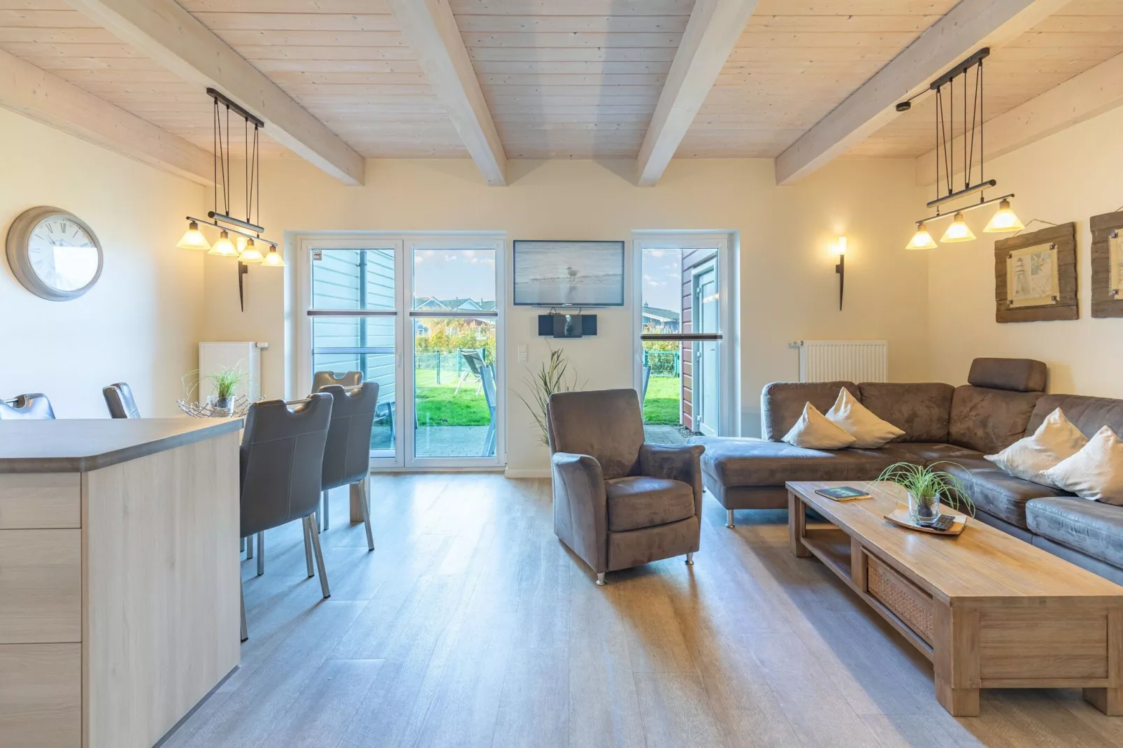 Reihenhaus in Dagebüll - Krabbenfischer-Woonkamer