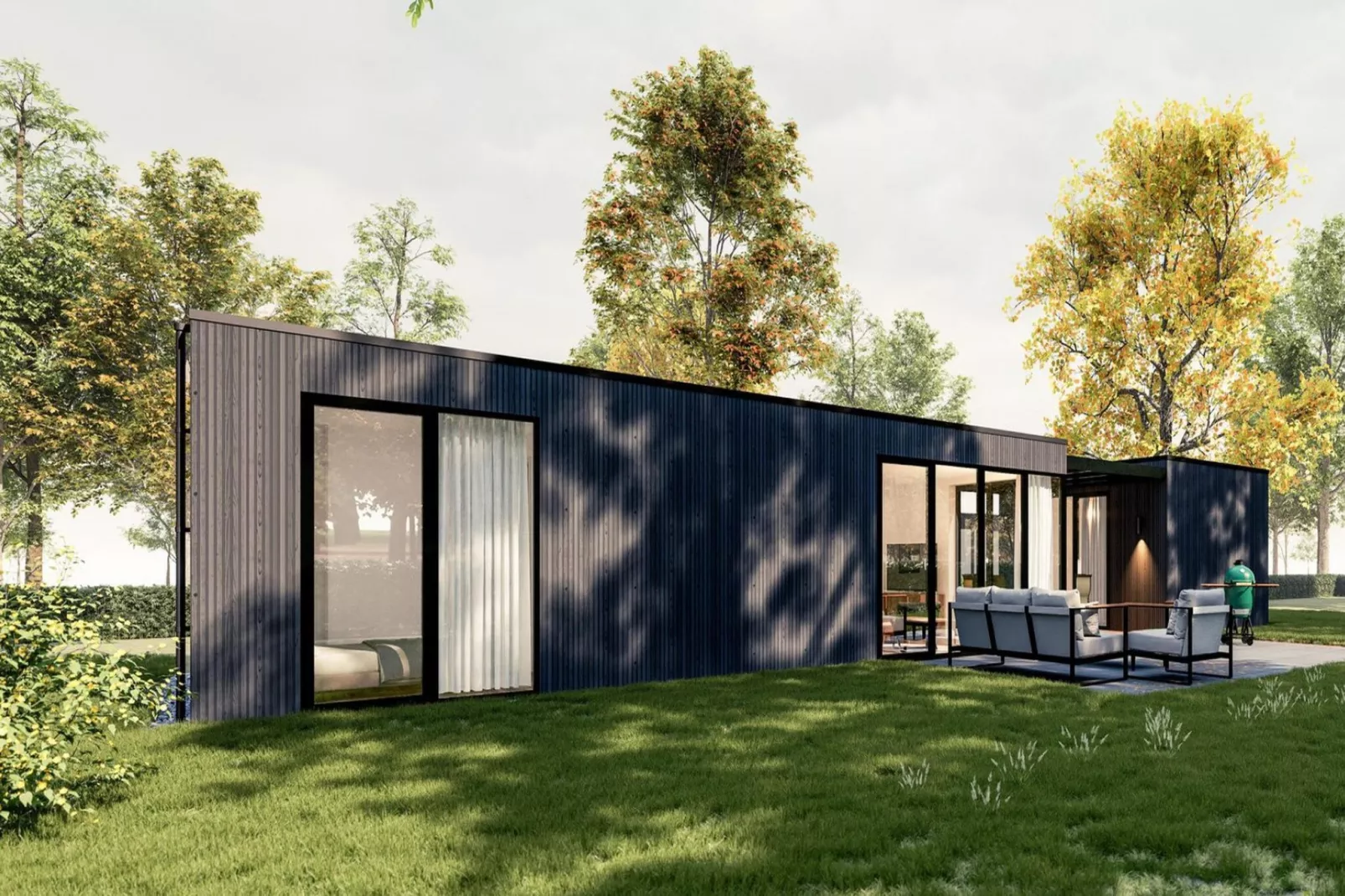 De Steppe 12 pax - 1-Buitenkant zomer