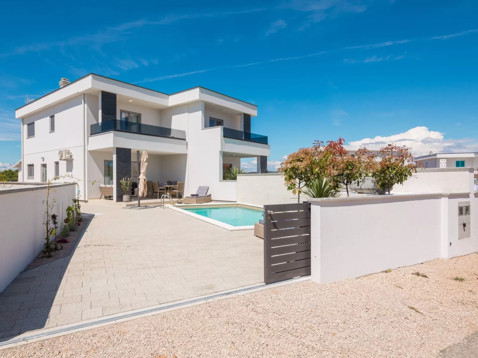 Mit Privatpool für 7 Personen ca. 119 m&sup2; in Jadrija, Dalmatien (Gespanscha - Image-tags.info