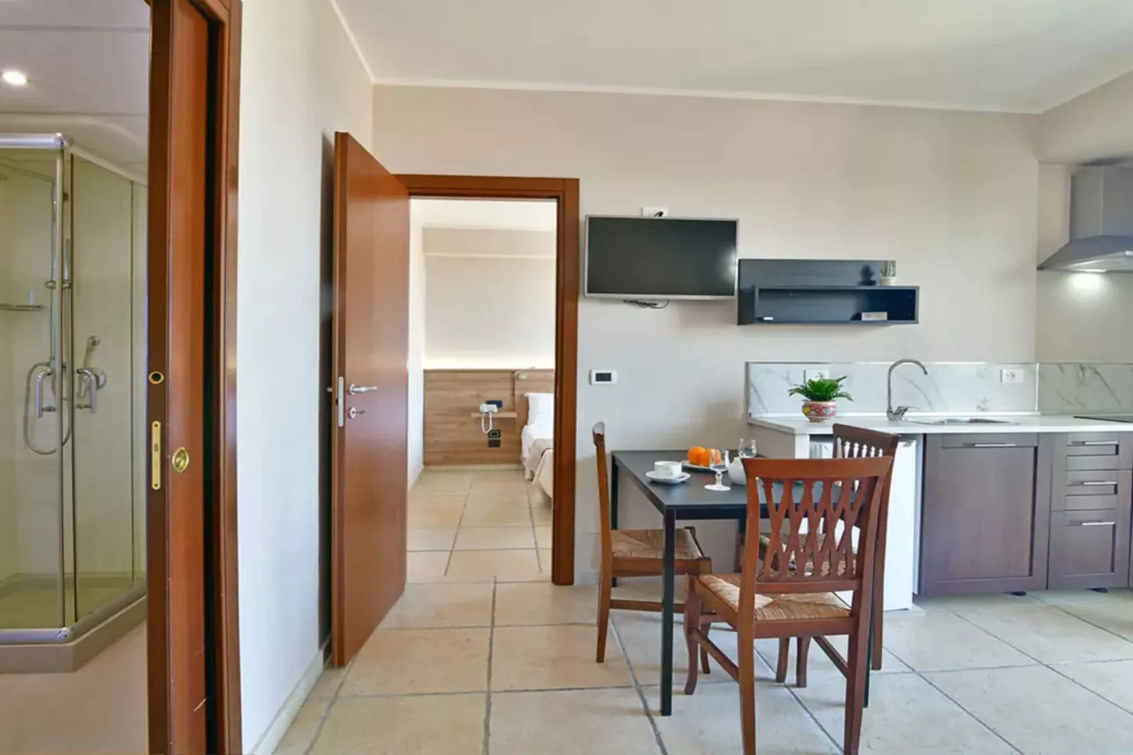 APARTMENTS VILLA LINDA - Bilo 2 Pax Basic Innerview - B2B B3B B4B - Keuken
