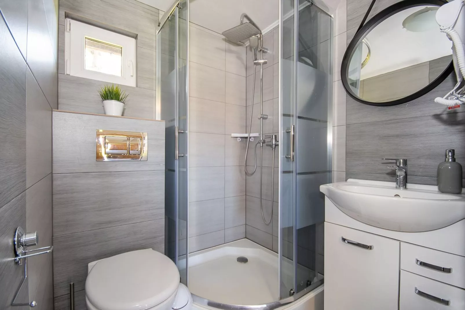 	Domki parterowe TYP A Łącko - Badkamer